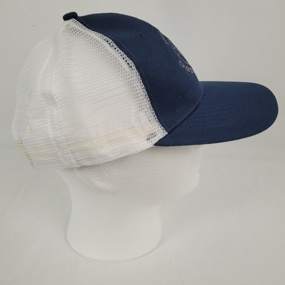 NWOT Huntin Obsession Blue and White Snapback Trucker Hat Cap OSFA - Picture 5 of 7